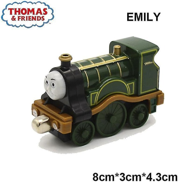 1:43 Thomas And Friends Legering Magnetisk tågbana Lokleksak Toby Emily Petcy Duck Tåg Modell Barn Pojke Pedagogisk leksak[GL] emily