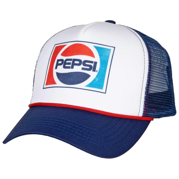 Pepsi Klassisk Logotyp Justerbar Truckerkeps (LGL) Blue