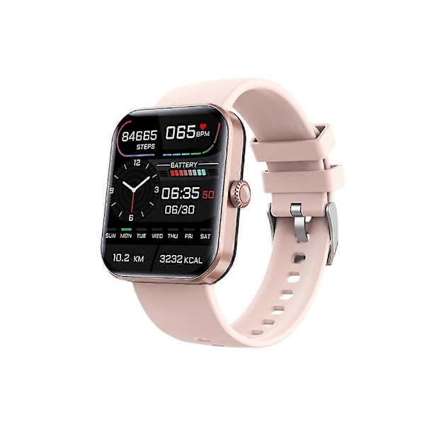 F57L Blodsukker Smart Watch Kropstemperatur Vandtæt HRV EKG Monitor LGL golden