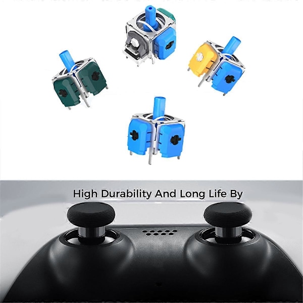 4 st TMR Elektromagnetisk Anti-Drift Joystick Kontroller Reparationsersättning Speltillbehör (LGL)