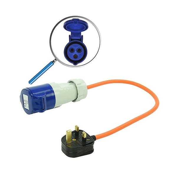Adapterkabel 40cm fra -stik til CEE (LGL)