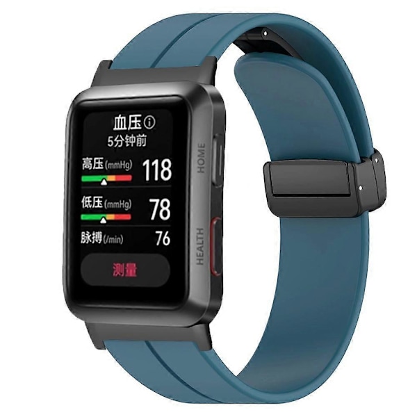 Ersättningsarmband för Huawei Watch D, mjukt silikonarmband med magnetiskt vikspänne LGL Multicolor Style L