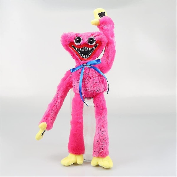 Poppy Playtime Huggy Wuggy Plyschleksaker, Blå Jultecknad Plyschdocka, Realistisk Blå Korvmonster Skräck Julstoppad Dockpresent För Spel F