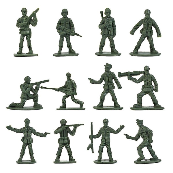 360 stk./sæt 1/72 skala soldater figur miniature sandbord tilbehør[GL]