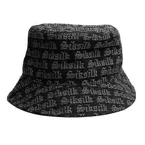 Jacquard Denim -ämpärihattu (LGL) Black M-L