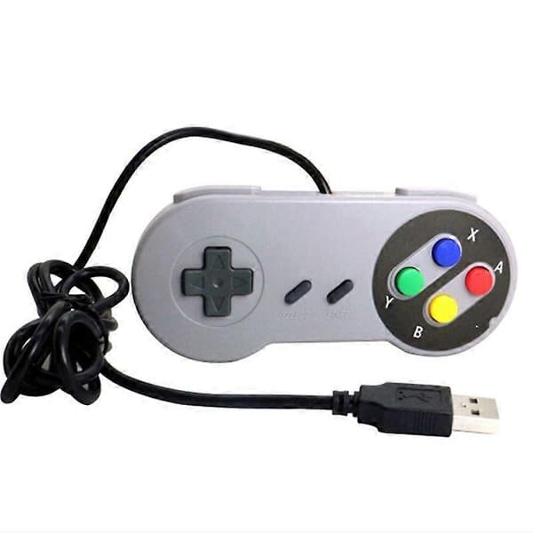 Usb Retro Super Controller til Sf Snes Pc Windows Mac Spiltilbehør (LGL)