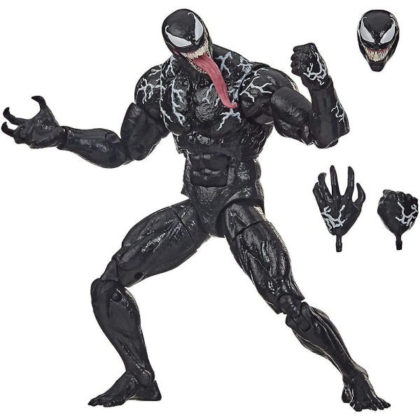 Marvel Legends Series Venom 6-tums samlarobjekt Venom leksak, premiumdesign och 3 tillbehör