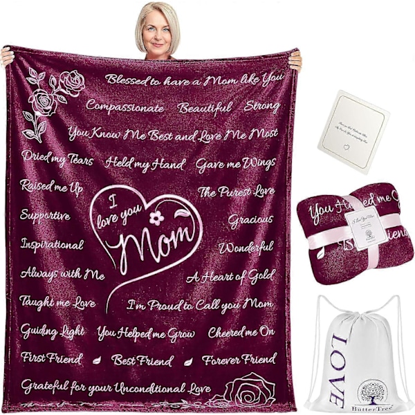 Mors Dag Presenter till Mamma, Filt Presenter till Mamma Presenter LGL Red
