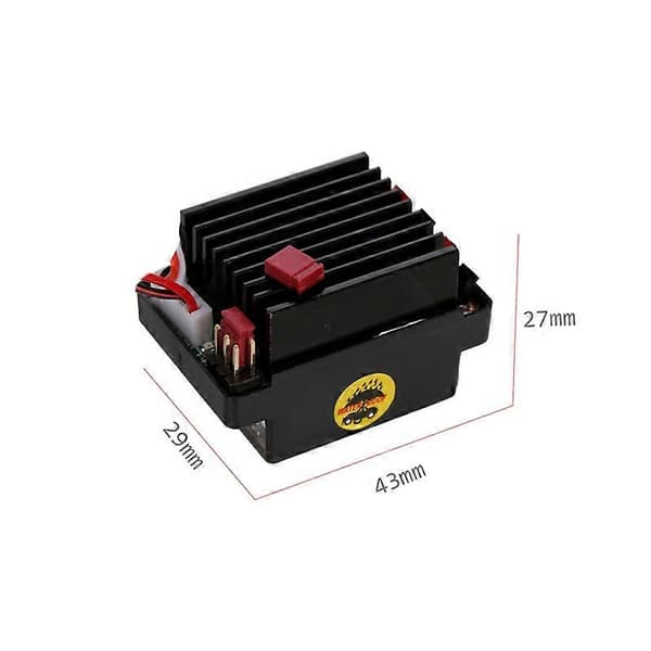 Skip & Båt 6-12V Børstet Motor Hastighetskontroller ESC 320A for RC Bil (LGL)