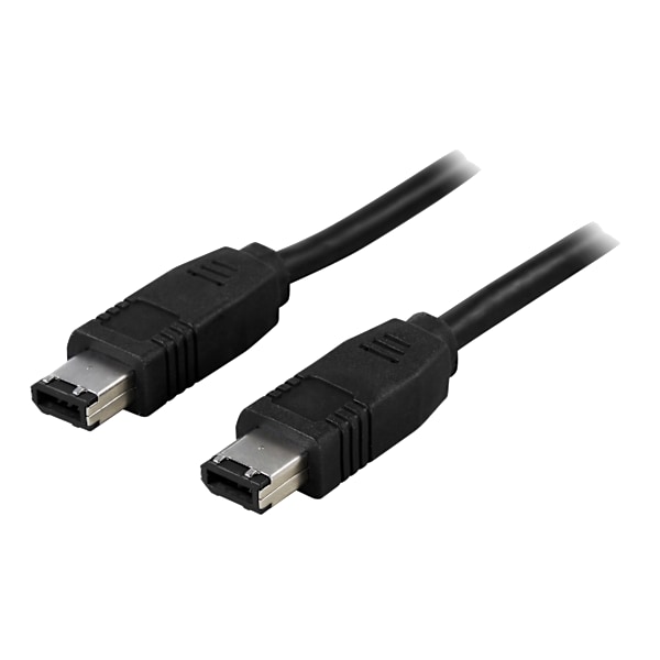 Firewire-kabel 6-pin hann, hann, 2m (LGL)