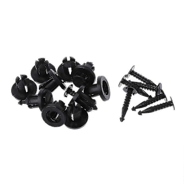 10 st Bil Stötfångare Fäste Trim Clip Nitar För Renault Clio Laguna Megane Espac LGL
