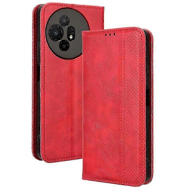 Kotelo sopii TCL 50 XL 5G lompakolle PU-nahka magneettisella sulkimella LGL Red