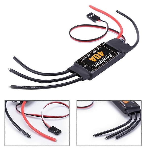 40A børsteløs ESC hastighetskontroller med UBEC for RC FPV Quadcopter RC fly KAESI (LGL) 1