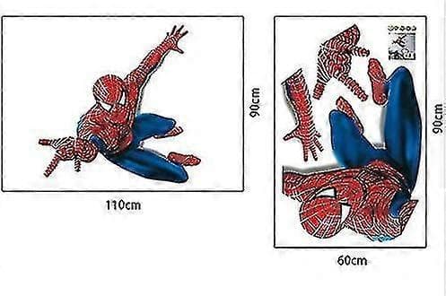Stora Spiderman Väggdekaler Barn Pojkar Sovrum Dekal Konst Mural Dekor. (LGL)