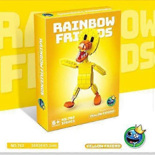 Rainbow Friends Byggeklodser Legetøj Rainbow Friends Figurer Byggeklodser Legetøj til Børn i Alderen 7-14 LGL Yellow