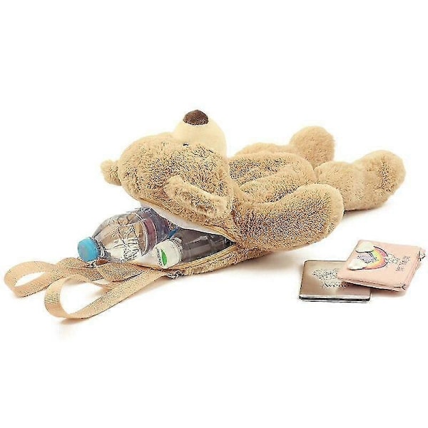 Rygsæk Dame Ny Plysdukke Casual Taske Personlighed Tegneserie Bjørn B2305 LGL children short-strap