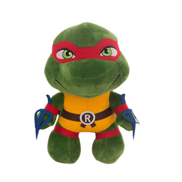 Teenage Mutant Ninja Turtles Plysch Tmnt Leonardo Plyschdocka Söta Sköldpaddsdockor För Barn Red 25cm