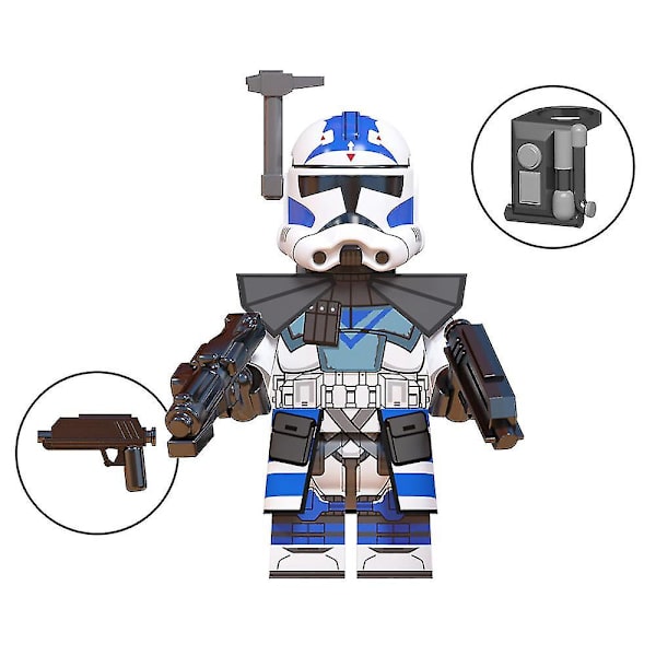 8 st/set Star Wars Minifigur Monterade Byggklossar Leksaker Echo Jesse Rex Figur Samlarobjekt Leksak Barn Fans Present  [ege]