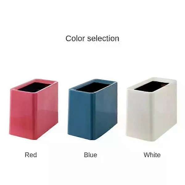 Minimalistisk Kreativ Stilig Design Lett å Rengjøre Holdbar Plassbesparende Bordplate Søppelbøtte Stue Søppeloppbevaring Kompakt LGL Style B