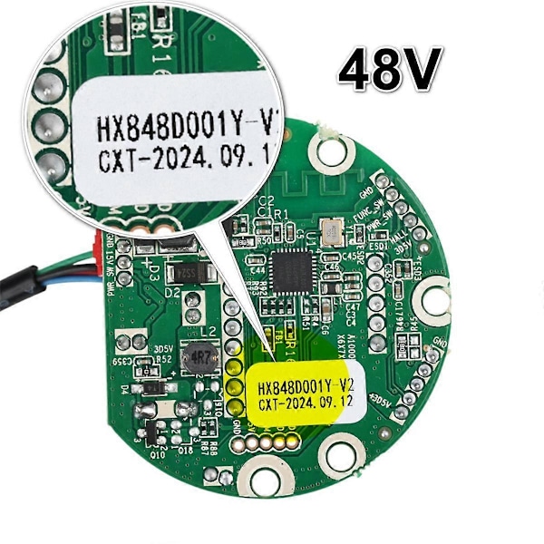 48V 15A Instrumentbräda för X8 Elektrisk Scooter LED Display Skärm PCB Kort Hastighet Batteri Visning Ersättning LGL As shown