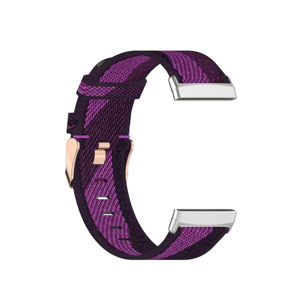 Vævet lærredsrem til Fitbit Sense til Fitbit Sense (LGL) Purple