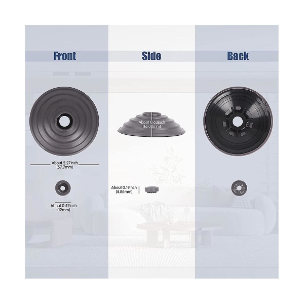 Ersättningshjul för V6 V7 V8 V10 V11 V12 Dc58 Dammsugare 35w 50w Direkt Driv Rengöringshuvud Hjuldelar gray