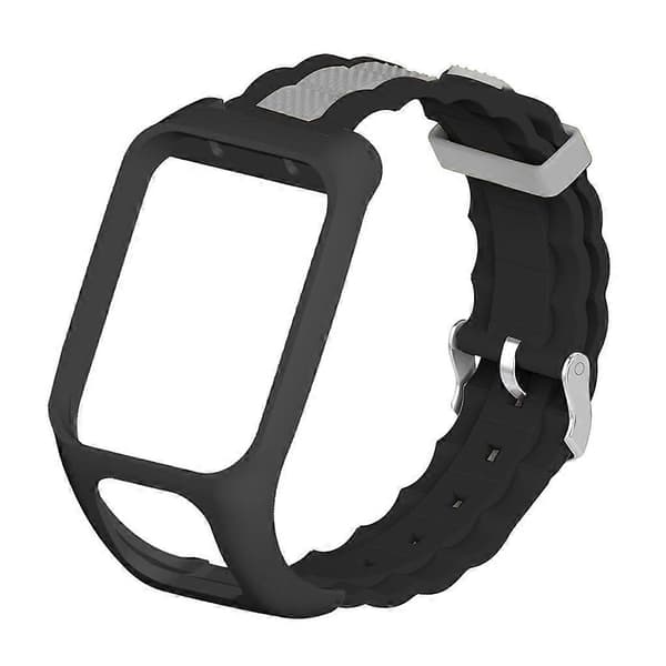 27 cm silikone armbåndsrem til TomTom Golfer 2 TomTom Runner 2 (LGL) Dark green