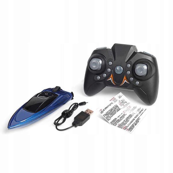 Mini RC Båt Fjernkontroll Båt Vanntett (LGL) black