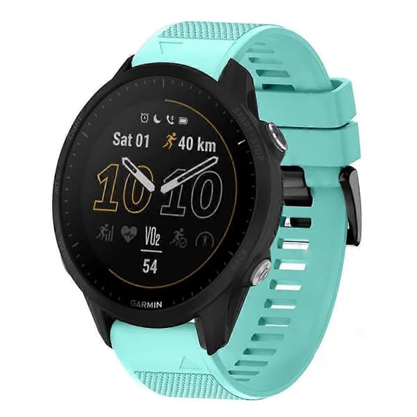 Quick Release 22mm Silikone Urrem Til Garmin Forerunner 955 (LGL) Mint Green