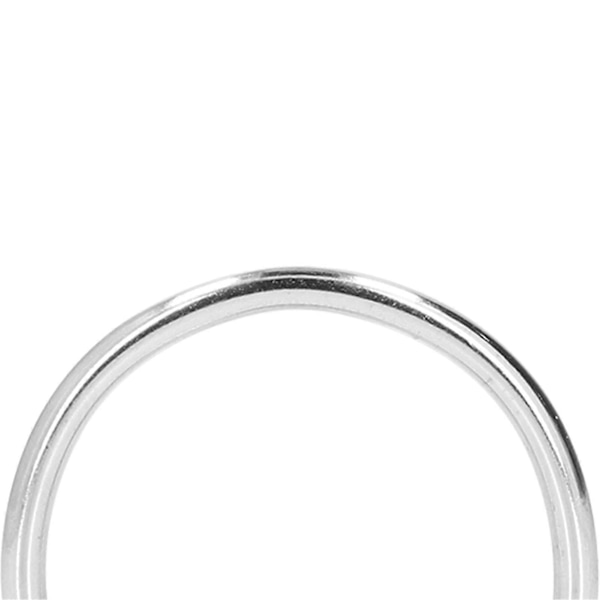 20 st D-ringar Enkel montering Elektropläterad yta Robust Hållbar Blekningsfria Metall D-ringar 4,8x40x30mm (LGL)