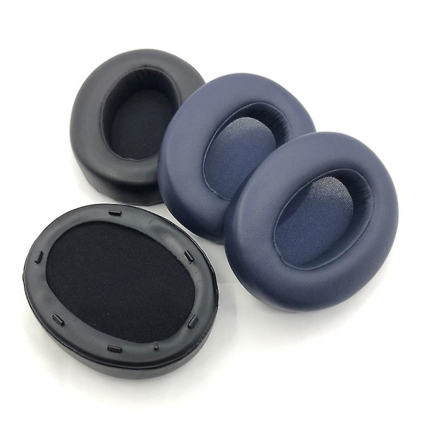 For Sony Wh-xb910n Xb910n hodetelefoner Elastiske øreputer Putetrekk Øreklokker Blue