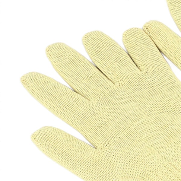 1 Par Ugnsvantar Dubbla Lager Aramidfiber 300℃ Högtemperaturbeständiga Stickade Flexibla Bakhandskar LGL