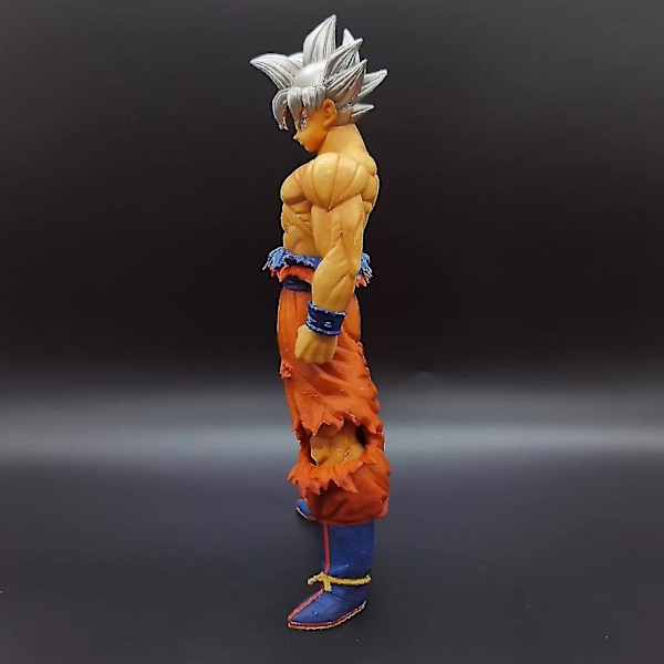 Anime Dragon Ball Figur Son Goku Figur SHF Super Hvit Håret Son Goku PVC Action Figur Modell Dukke Leke Figur Gave Til Barn White