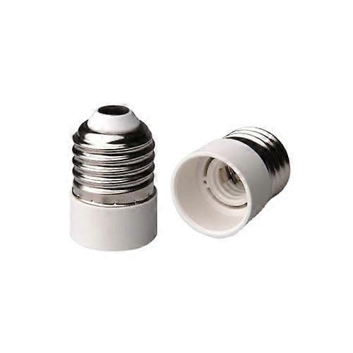 4x Sokkeladapter - E27 til E14 Sokkelkonverter - E14 Base Lampeholder Adapter til Halogen LED Pære (LGL)