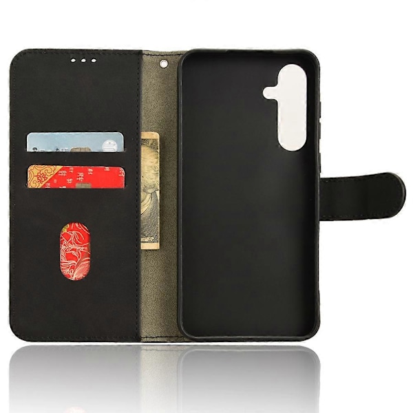 Læder Flip Telefon Cover med Wallet Stand LGL til Samsung Galaxy A35 5G Black