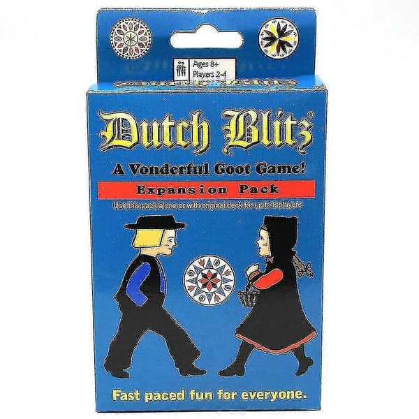 Dutch Blitz Dutch Blitz Basic Plus Laajennettu Perhe Peli Kortit Peli Kortit Pelit (LGL) Blue Extended Version