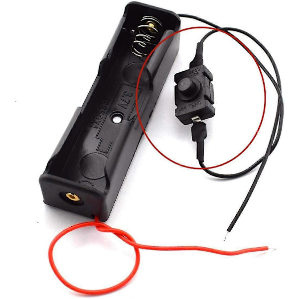 40st Självlåsande Tryckknappsbrytare, KAN-28 Ficklampsbrytare (20 st Platt Stift med Hål + 20 st Böjt Stift med Hål) (LGL)