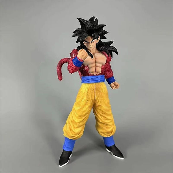 30cm Anime Dragon Ball Son Goku Ssj4 Figur Figurine Super Saiyan 4 Goku Figurine Pvc Actionfigurer Model Legetøj Til Børn Gaver Fødselsdagspræsent[GL] No box2