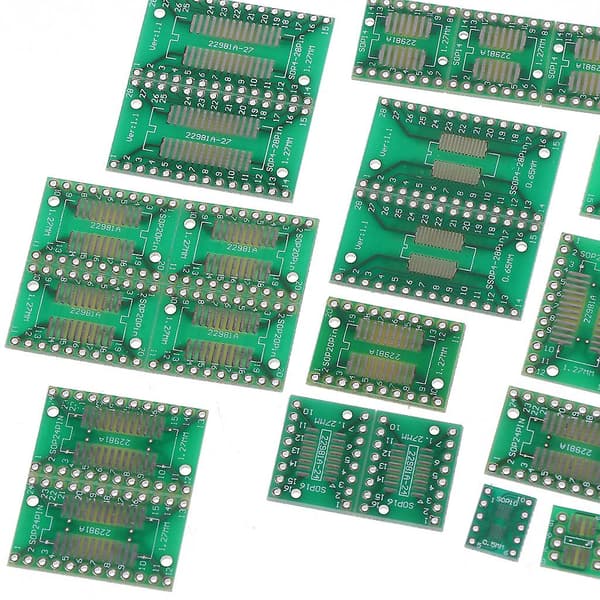 35 kpl PCB-levysarja 8 10 14 16 20 24 28 SMT - DIP-sovitinmuunninlevy (LGL)