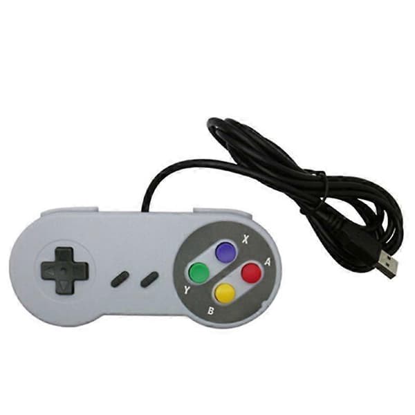 Usb Retro Super Controller til Sf Snes Pc Windows Mac Spiltilbehør (LGL)