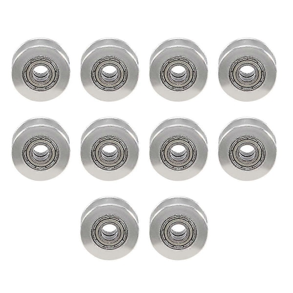 GT2 20 Tandlöst Hål 5mm Aluminium Kamrem Rulle För 3D-skrivare 6mm Bredd Kamrem (p LGL Silver