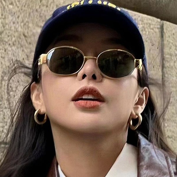 2023 Nya mode Arc de Triomphe Retro Oval Ram Sunglasses