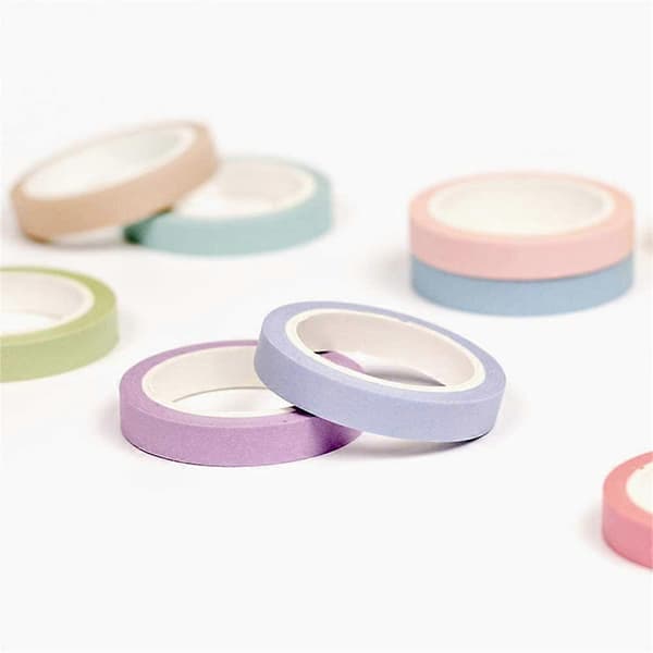 60 rullar Washi Tejp Set, Dekorativ Maskeringstejp (LGL)