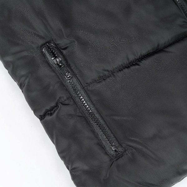 Sliktaa Lett Vattert Ermeløs Jakke for Menn LGL Black XL