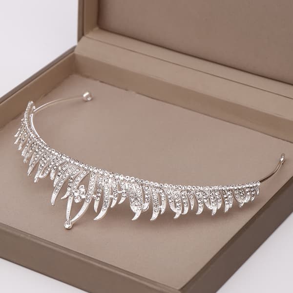 Kristallinen häähiuskruunu tiara (LGL)