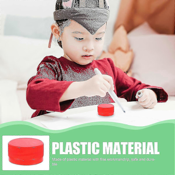 100 st Plastkorkar Flasklock Bryggningskorkar Bulk Plast Vatten-Bra LGL
