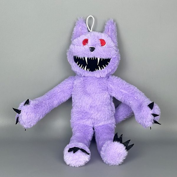 Monster Catnap Plysch 15,7\" Leende Critters Plyschleksak, Rolig Leende Critters Kudde Leende Critters Plysch Catnap Plysch[GL] purple cat