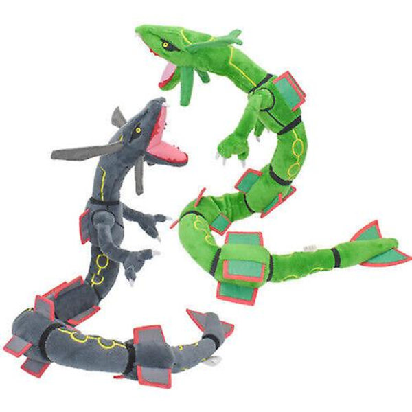 80 cm Grøn Rayquaza Sort Drage Plyslegetøj Udstoppede Dukker Børnefødselsdagsgaver LGL Green