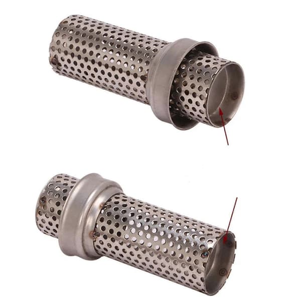 2x Universal Motorsykkel Eksos Lyddemper Db Killer-lyddemper Støylyddemper Mesh Db Killer-si LGL