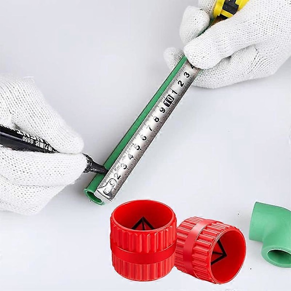Rörgradare, Universell Rörgradare, Inre Yttre Brotsch, Inre: 5-38mm, Rörfasningsverktyg, PVC Rörgradningsverktyg (2 st) (LGL)
